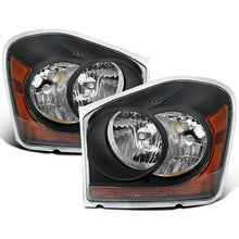 Ronnin - Fits 2004-2006 Dodge Durango Headlights Assembly Head Lamps Factory Replacement Pair | Black