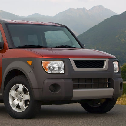 Ronnin - Compatible con Honda Element 2003-2008 Par de faros delanteros de repuesto | Cromado