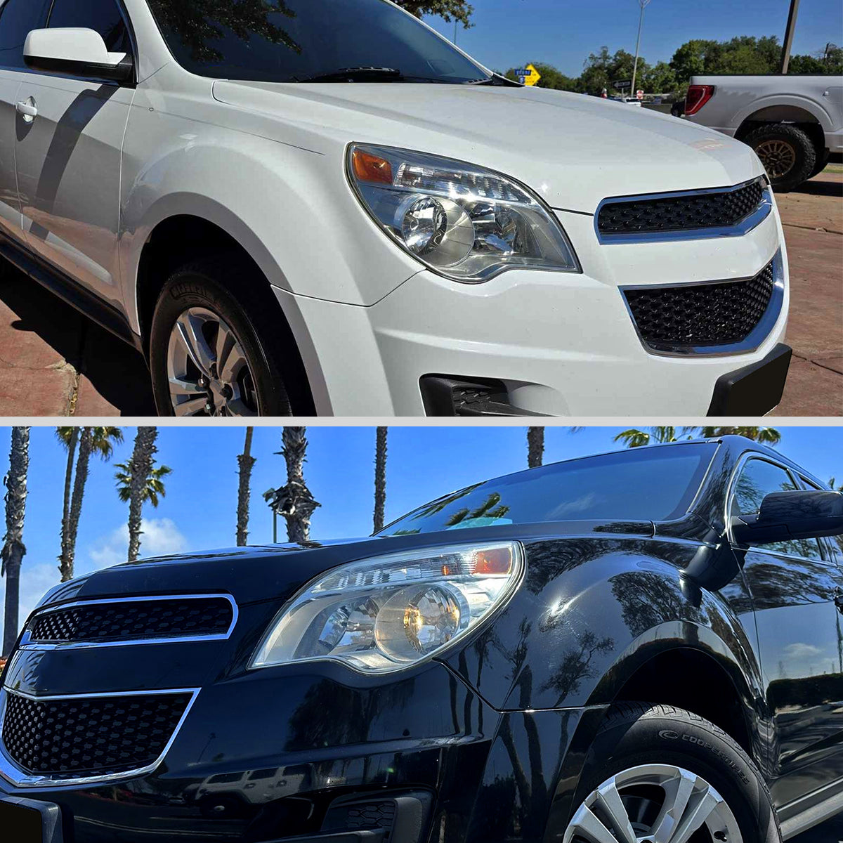 Ronnin - Fits 2010-2015 Chevy Equinox LT LS Factory Replacement Halogen Headlights Assembly Pair | Chrome