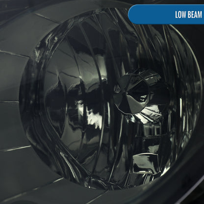 Ronnin - Fits 2010-2015 Chevy Equinox LT LS Factory Replacement Halogen Headlights Assembly Pair | Smoke