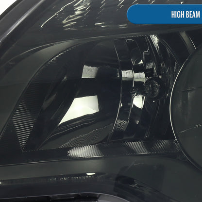 Ronnin - Fits 2010-2015 Chevy Equinox LT LS Factory Replacement Halogen Headlights Assembly Pair | Smoke