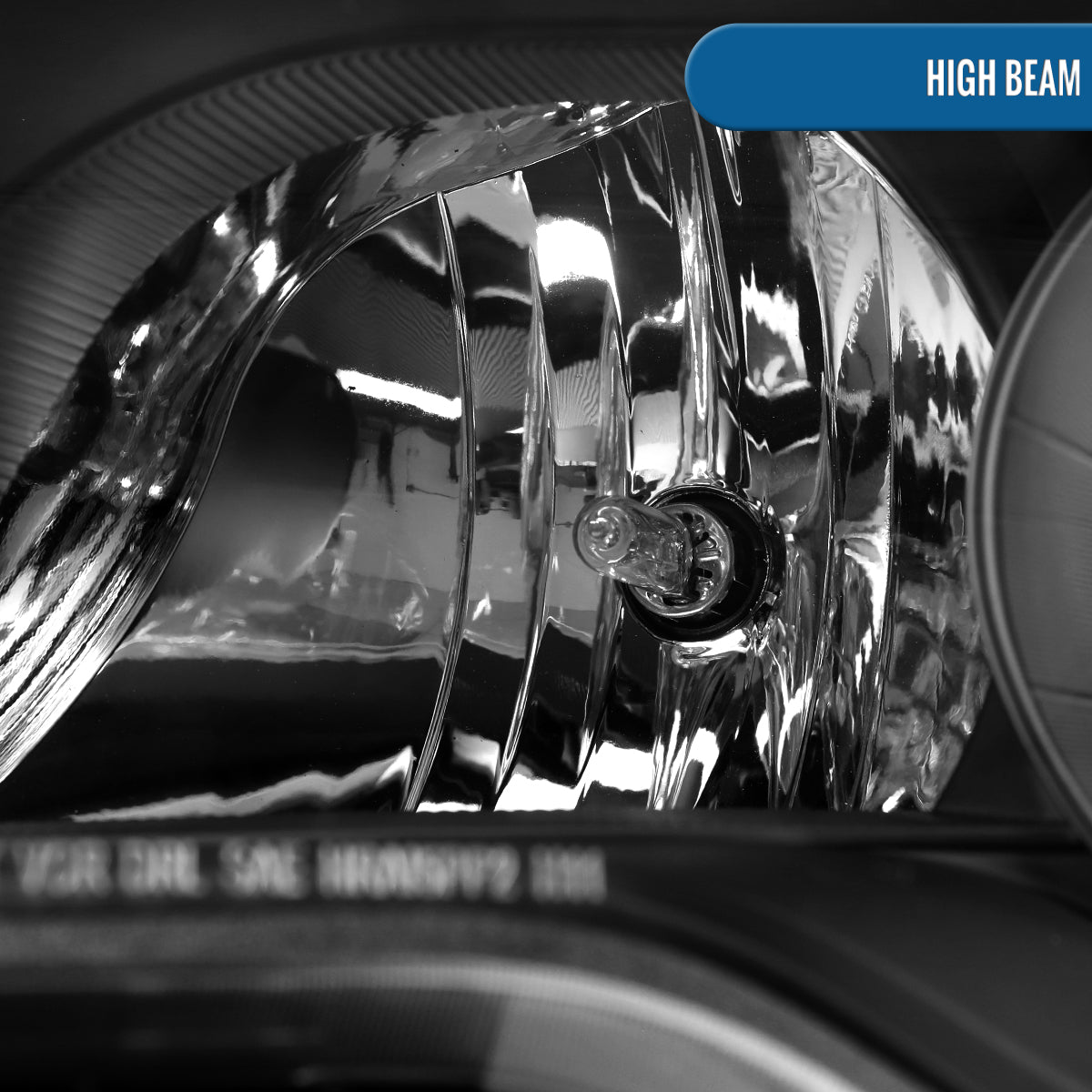 Ronnin - Fits 2010-2015 Chevy Equinox LT LS Factory Replacement Halogen Headlights Assembly Pair | Black