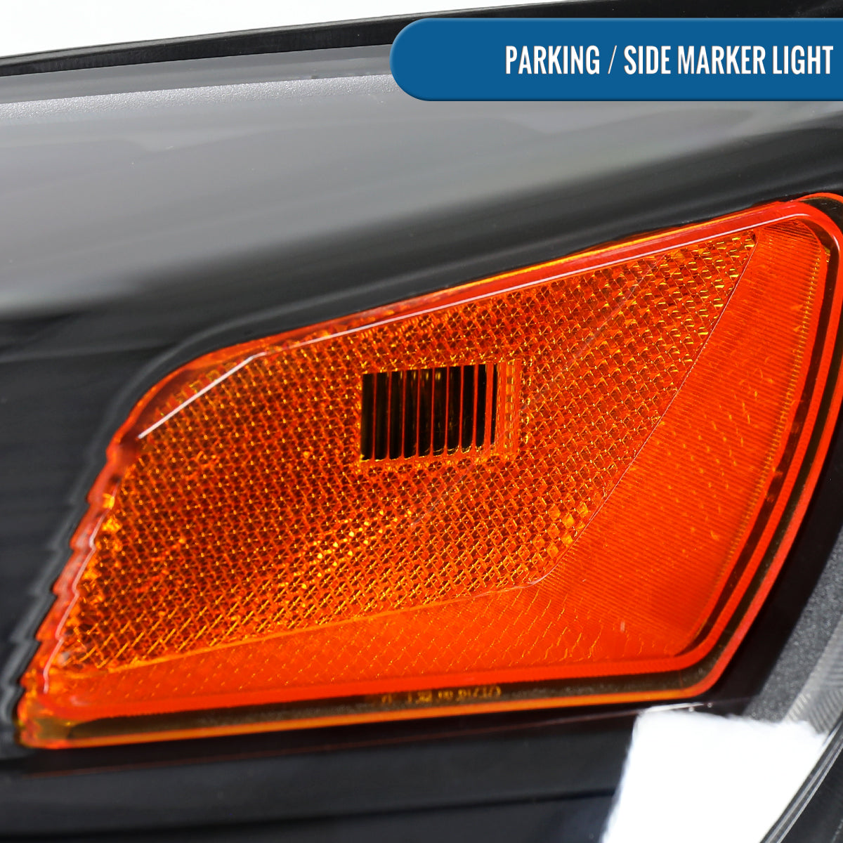 Ronnin - Fits 2010-2015 Chevy Equinox LT LS Factory Replacement Halogen Headlights Assembly Pair | Black