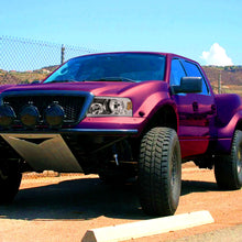 Ronnin - Fits 2004-2008 Ford F150 2006-2008 Lincoln Mark LT Headlights Assembly LED Tube Parking Lamps Replacement Pair | Chrome