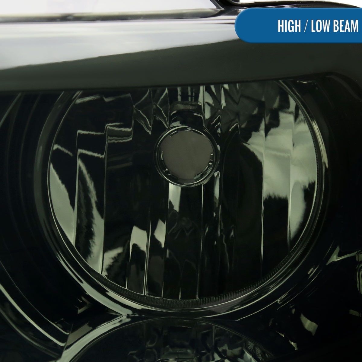 Ronnin - Fits 2004-2008 Ford F150 2006-2008 Lincoln Mark LT Headlights Assembly LED Tube Parking Lamps Replacement Pair | Smoke