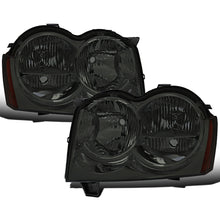 2005-2007 Jeep Grand Cherokee Halogen Headlights Assembly  Replacement Pair | Smoke