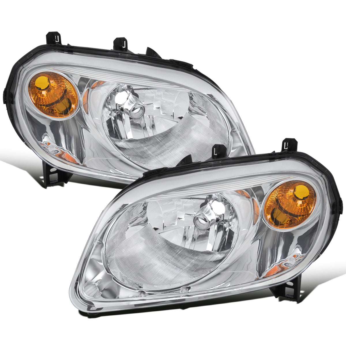 Ronnin - Conjunto de faros de repuesto para Chevy HHR 2006-2011, par | Cromado
