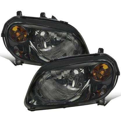 Ronnin - Se adapta a Chevy HHR 2006-2011 Par de faros delanteros de repuesto | Ahumado