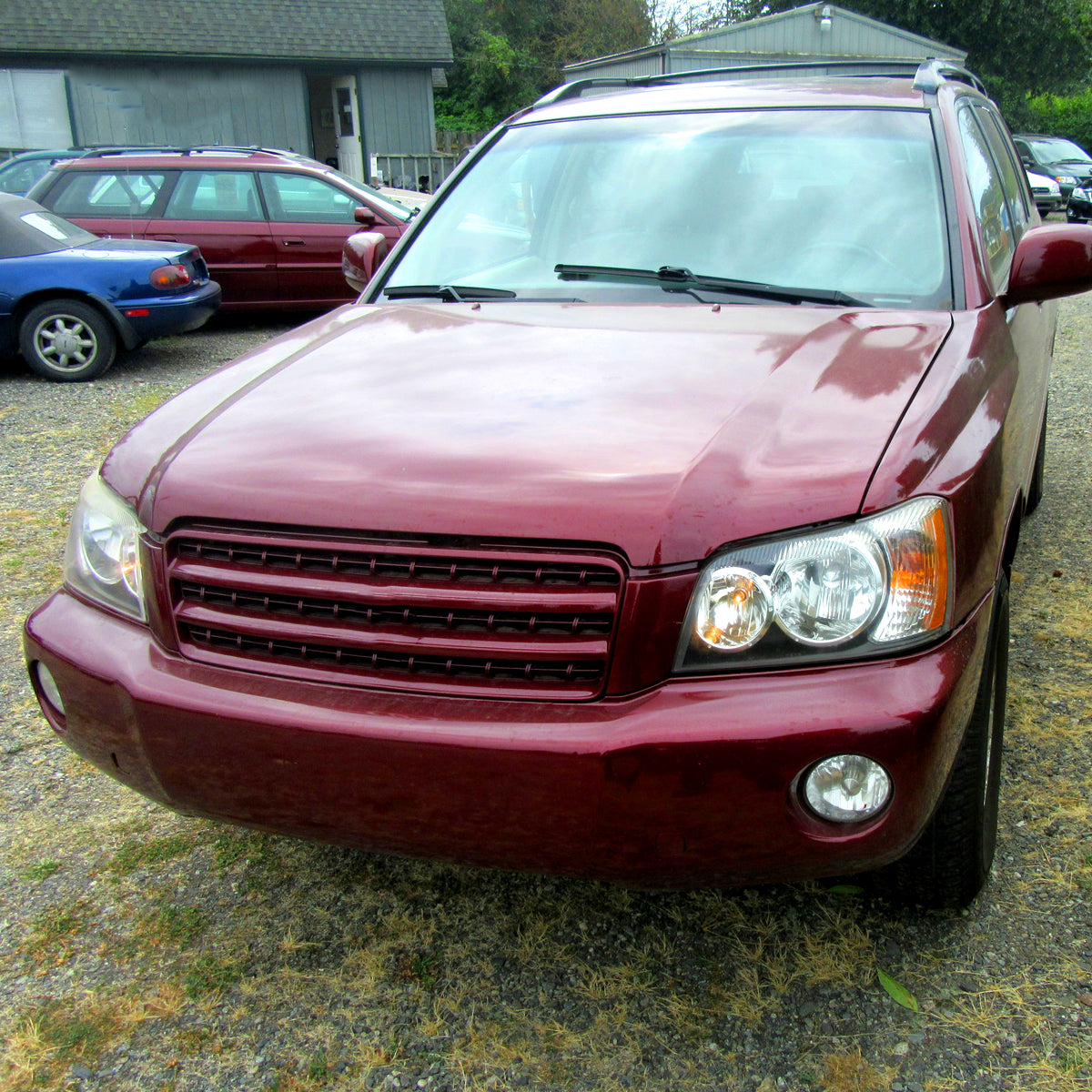Ronnin - Compatible con Toyota Highlander 2001-2003 | Par de faros delanteros de repuesto | Cromado