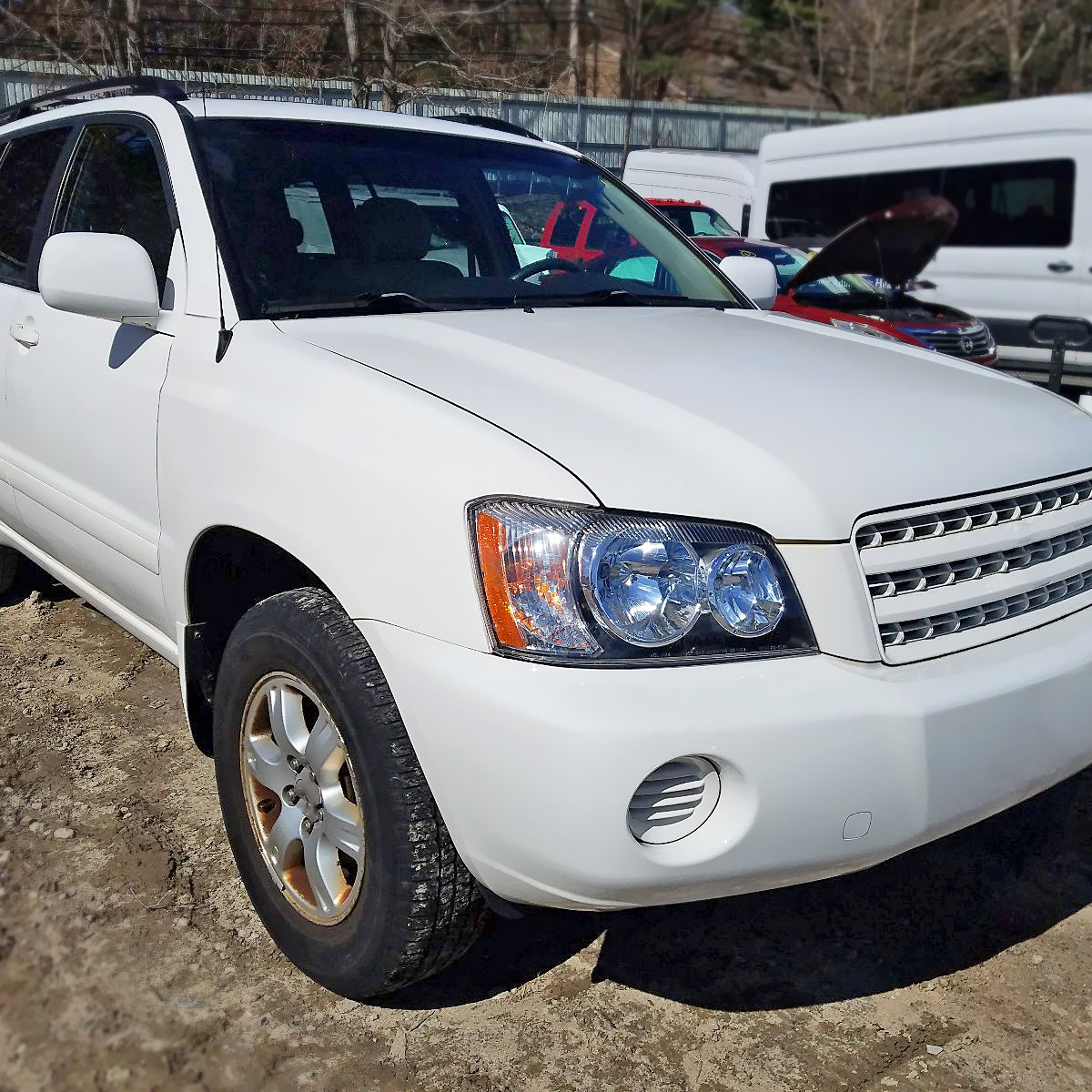 Ronnin - Fits 2001-2003 Toyota Highlander Factory Replacement Headlights Headlamp Assembly Pair | Chrome