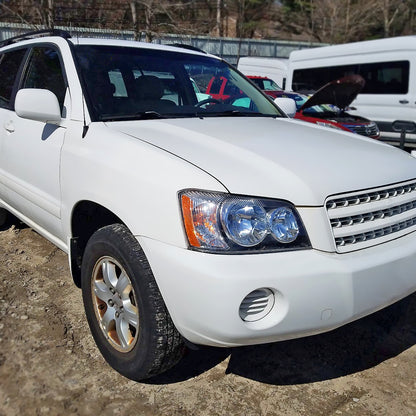 Ronnin - Fits 2001-2003 Toyota Highlander Factory Replacement Headlights Headlamp Assembly Pair | Chrome