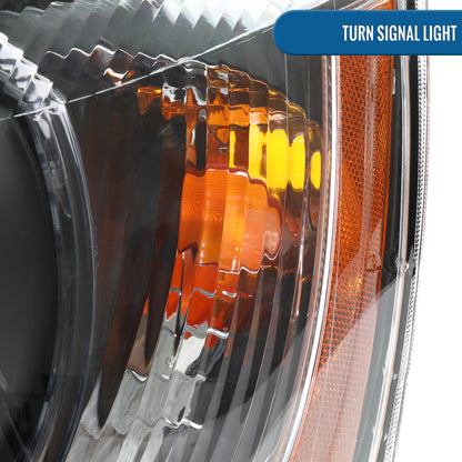 Ronnin - Fits 2001-2003 Toyota Highlander Factory Replacement Headlights Headlamp Assembly Pair | Black