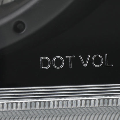 Ronnin - Fits 2001-2003 Toyota Highlander Factory Replacement Headlights Headlamp Assembly Pair | Black