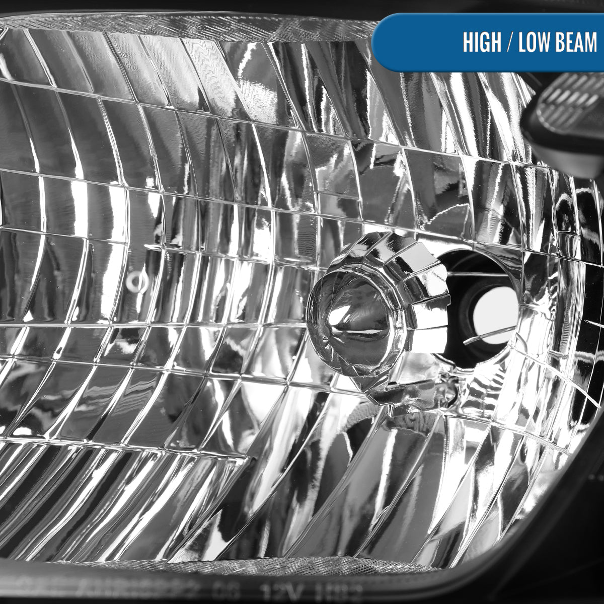 Ronnin - Fits 2008-2010 Toyota Highlander Base Limited SR5 SE Headlights Japan Built Halogen Models Replacement Pair | Black