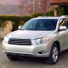 Ronnin - Fits 2008-2010 Toyota Highlander Base Limited SR5 SE Headlights Japan Built Halogen Models Replacement Pair | Chrome