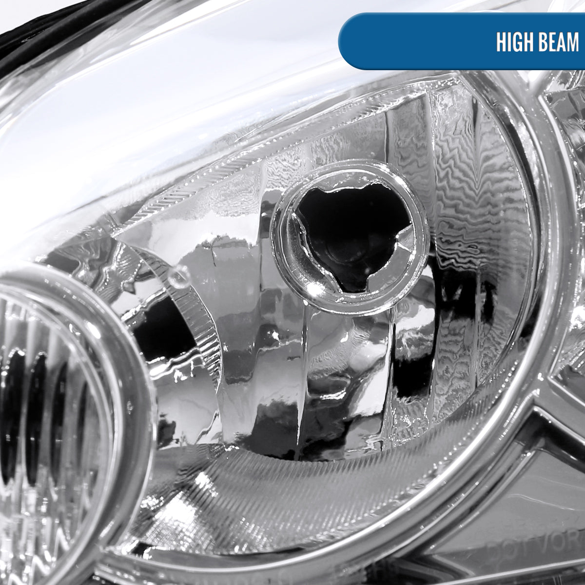 Ronnin - Fits 2006-2013 Chevy Impala 2006-2007 Monte Carlo 2014-2016 Impala Limited Upgraded Replacement LED Tube Running Lights Halogen Headlights Assembly Pair | Chrome