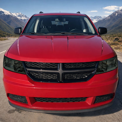 Ronnin - Faros delanteros de repuesto de fábrica para Dodge Journey 2009-2020 | Par | Ahumado