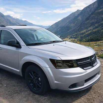 Ronnin - Faros delanteros de repuesto de fábrica para Dodge Journey 2009-2020 | Par | Ahumado