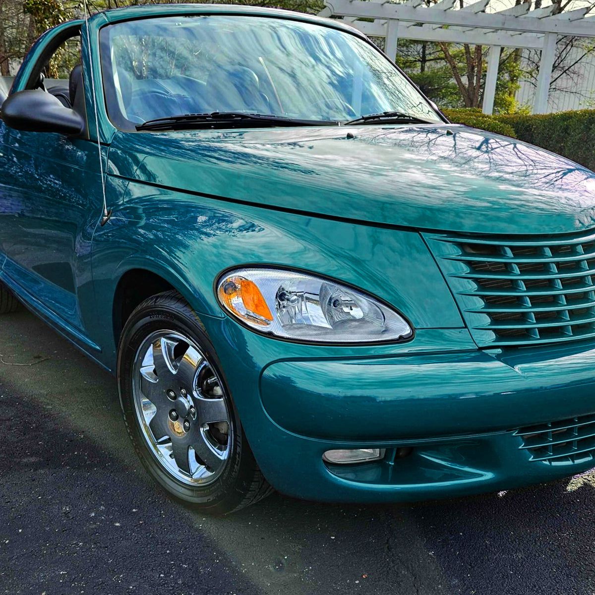 Ronnin - Fits 2001-2005 Chrysler PT Cruiser Headlights Assembly Factory Style Direct Replacement Pair | Chrome