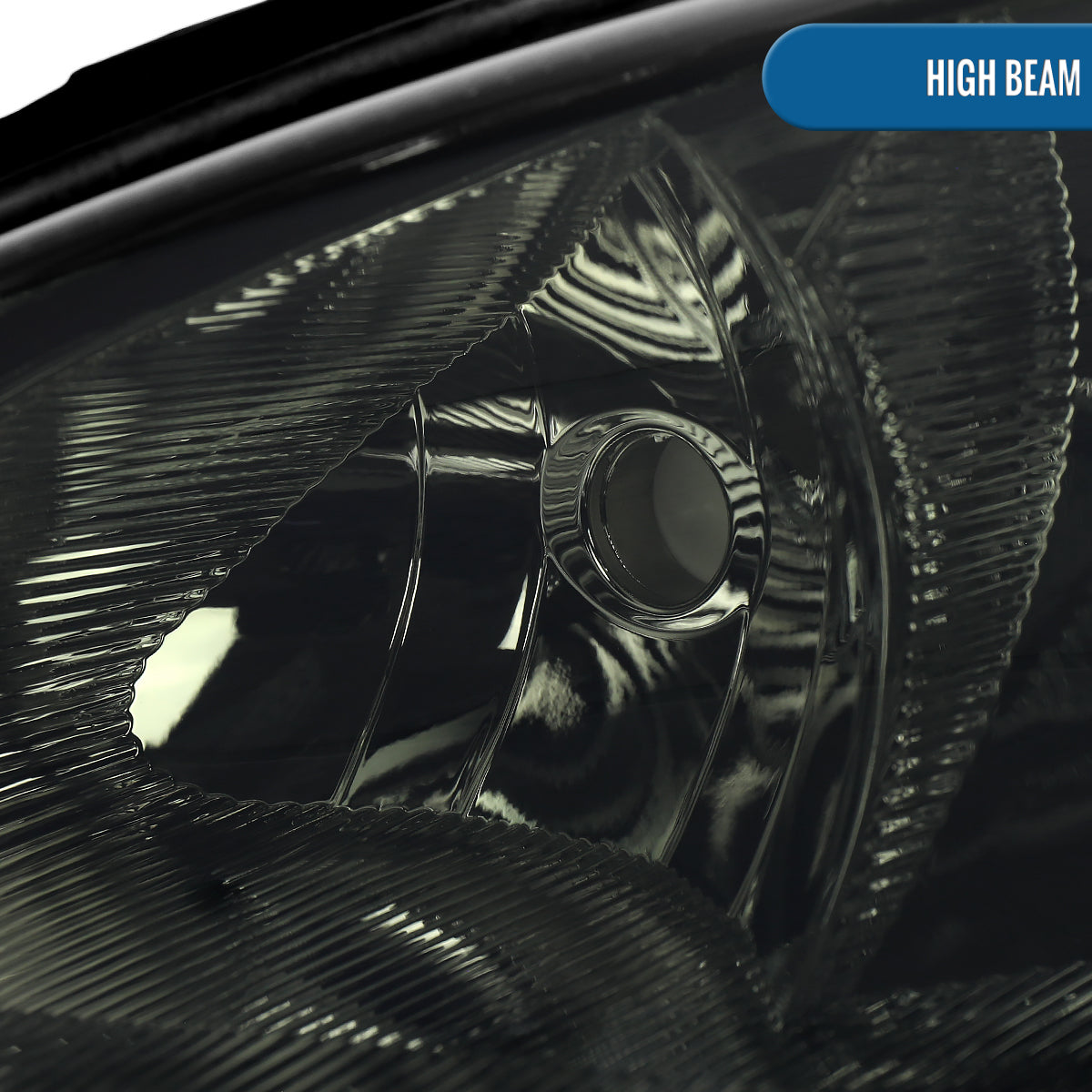 Ronnin - Fits 2001-2005 Chrysler PT Cruiser Headlights Assembly Factory Style Direct Replacement Pair | Smoke