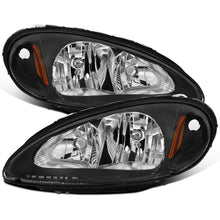 Ronnin - Fits 2001-2005 Chrysler PT Cruiser Headlights Assembly Factory Style Direct Replacement Pair | Black