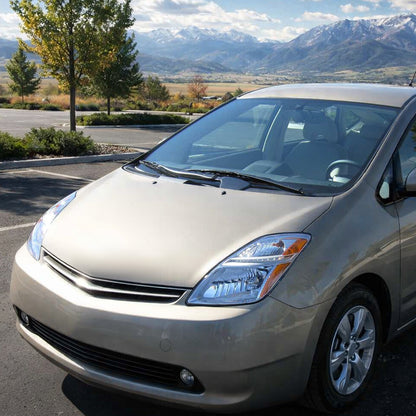 Ronnin - Conjunto de faros halógenos de repuesto para Toyota Prius 2006-2009 | Cromado