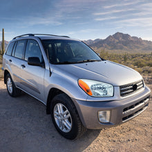 Ronnin - Fits 2001-2003 Toyota RAV4 Factory Replacement Halogen Headlights Assembly Pair | Chrome