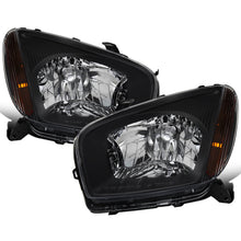 Ronnin - Fits 2001-2003 Toyota RAV4 Factory Replacement Halogen Headlights Assembly Pair | Black