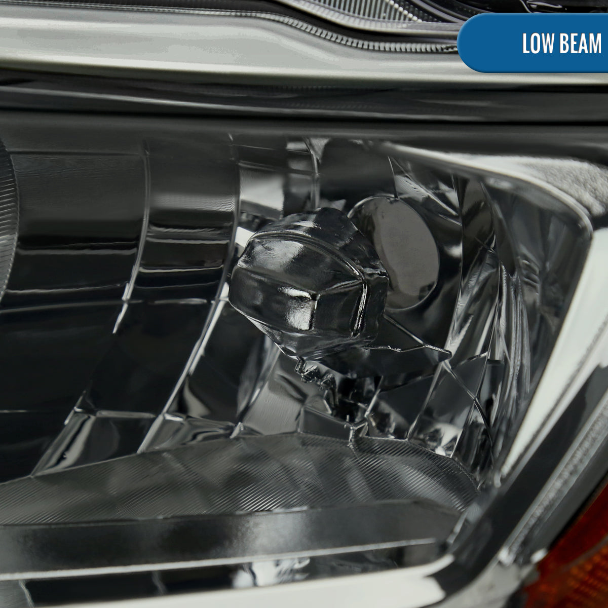 Ronnin - Compatible con Nissan Rogue 2014-2016 Par de Conjuntos de Faros Delanteros Halógenos de Repuesto | Ahumado