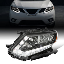 2014-2016 Nissan Rogue  Replacement Halogen Headlights Assembly Driver Side | Black