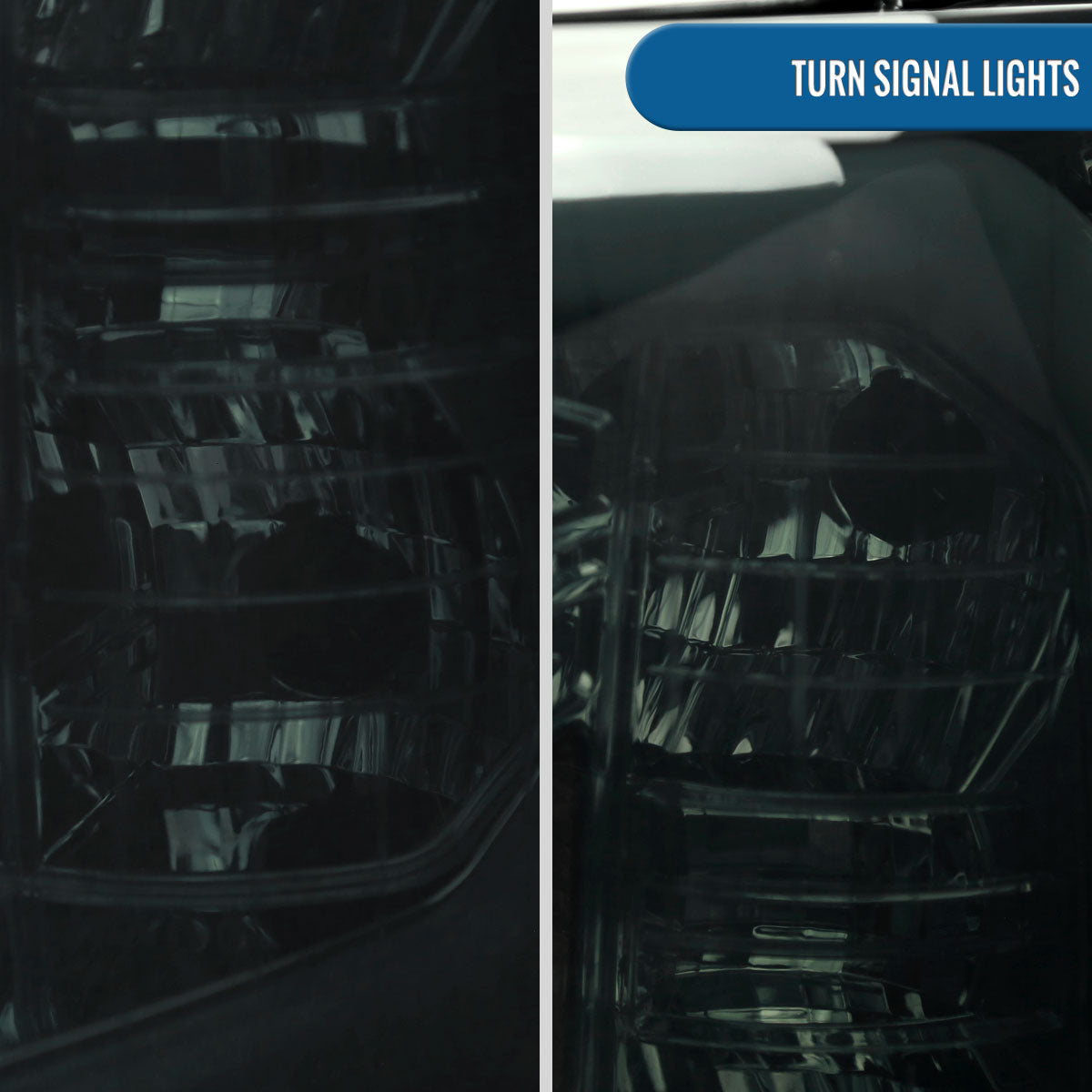 Ronnin - Fits 2007-2014 Chevy Silverado 1500 2500HD 3500HD LED Tube Headlights Assembly | Smoke