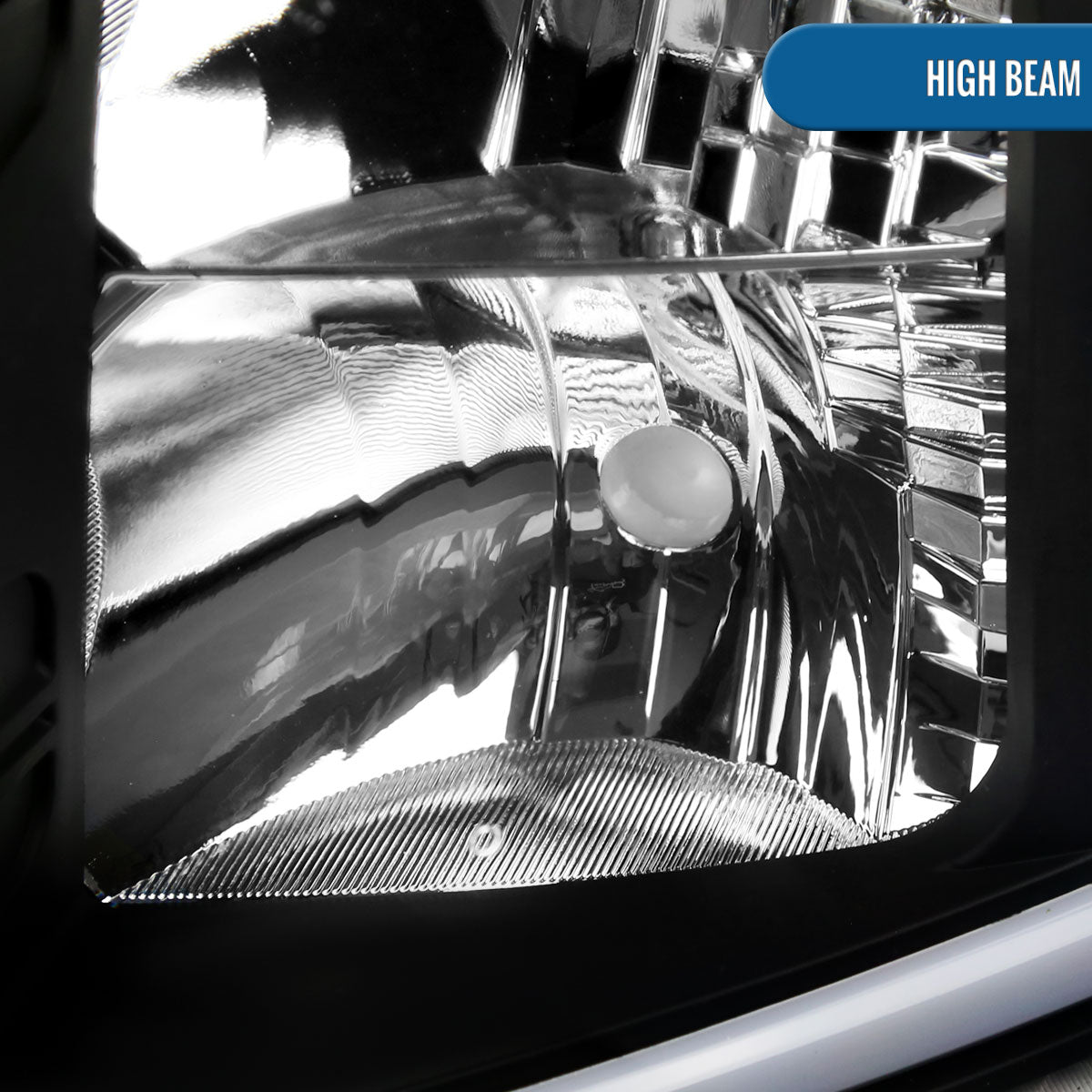 Ronnin - Fits 2007-2014 Chevy Silverado 1500 2500HD 3500HD LED Tube Headlights Assembly | Black