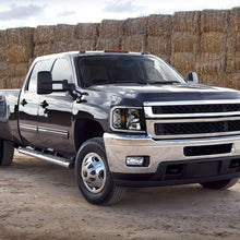 Ronnin - Fits 2007-2014 Chevy Silverado 1500 2500HD 3500HD LED Tube Headlights Assembly | Black