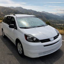 Ronnin - Fits 2004-2005 Toyota Sienna Factory Replacement Halogen Headlights Assembly Pair | Black