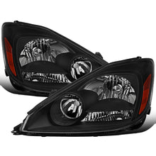 Ronnin - Fits 2004-2005 Toyota Sienna Factory Replacement Halogen Headlights Assembly Pair | Black