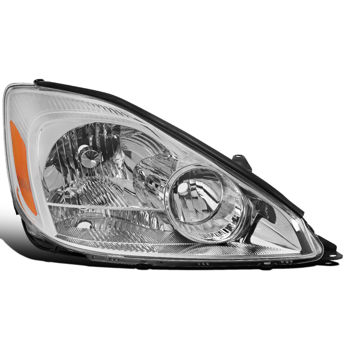 Ronnin - Compatible con Toyota Sienna 2004-2005 Montaje de faros delanteros halógenos de repuesto lado del pasajero | Cromado