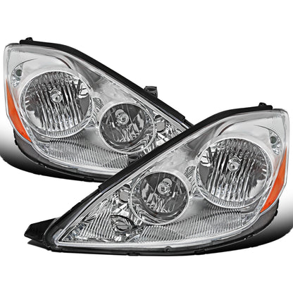 Ronnin - Compatible con Toyota Sienna 2006-2010 | Par de Conjuntos de Faros Delanteros Halógenos de Repuesto | Cromo