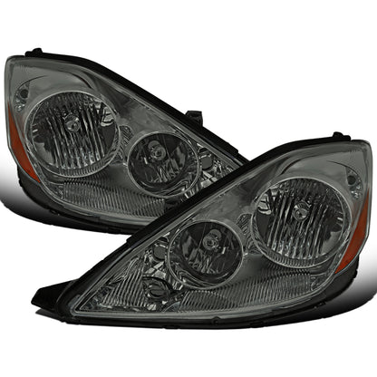 Ronnin - Compatible con Toyota Sienna 2006-2010 | Par de Conjuntos de Faros Delanteros Halógenos de Reemplazo | Ahumado