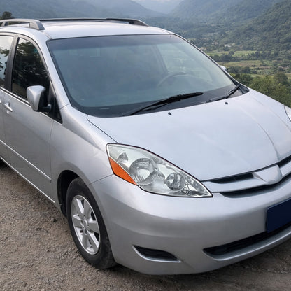 Ronnin - Compatible con Toyota Sienna 2006-2010 Conjunto de faros delanteros halógenos de repuesto lado del pasajero | Cromado
