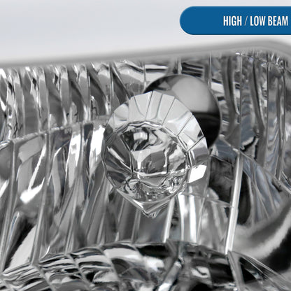 Ronnin - Fits 2005-2011 Toyota Tacoma LED Tube Headlights Assembly Head Lamps Replacement Pair | Chrome