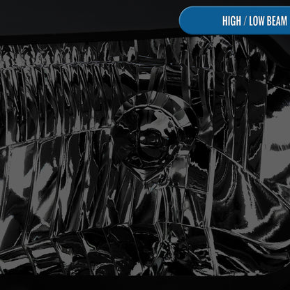 Ronnin - Fits 2005-2011 Toyota Tacoma LED Tube Headlights Assembly Head Lamps Replacement Pair | Black Smoke