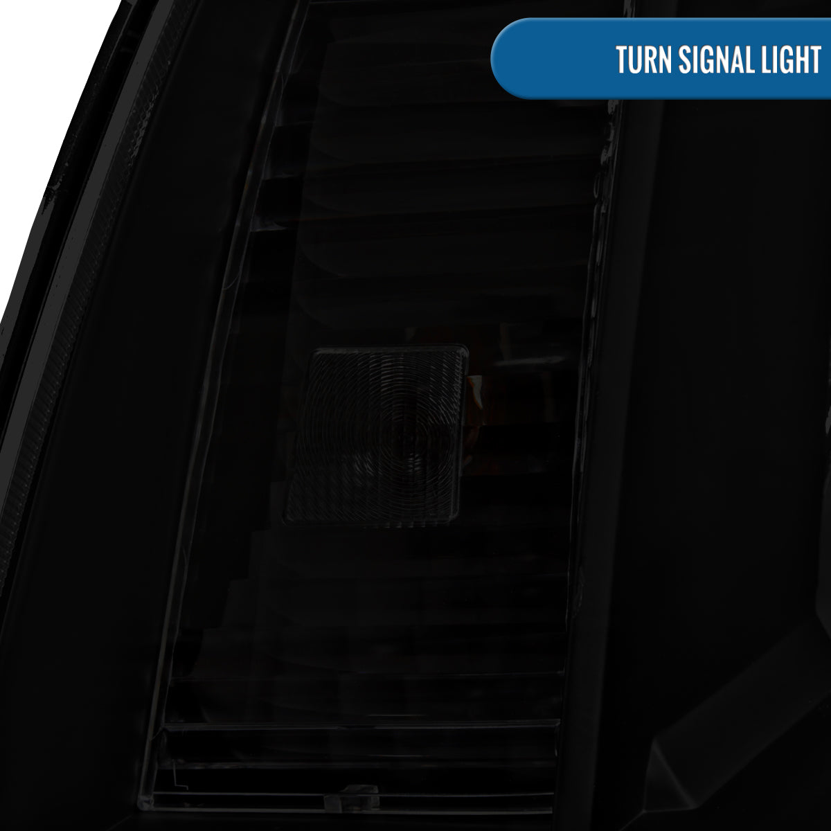 Ronnin - Fits 2005-2011 Toyota Tacoma LED Tube Headlights Assembly Head Lamps Replacement Pair | Black Smoke