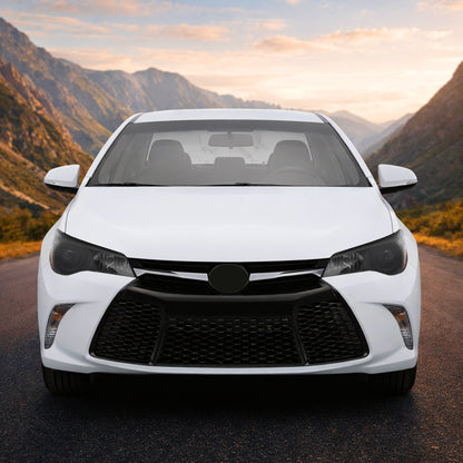 Ronnin - Se adapta a Toyota Camry 2015-2017 Faros delanteros halógenos de proyector, par de montaje de repuesto | Negro