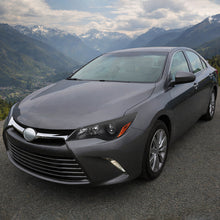 Ronnin - Se adapta a Toyota Camry 2015-2017 Faros delanteros halógenos de proyector, par de montaje de repuesto | Negro