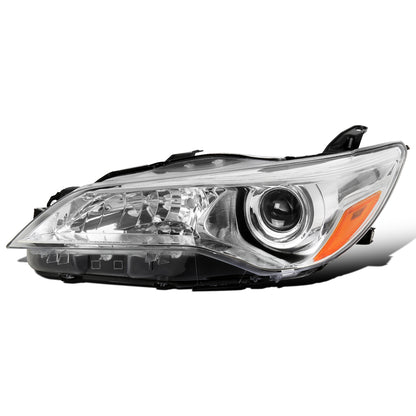 2015-2017 Toyota Camry Halogen Projector Headlights Replacement Assembly Driver Side | Chrome