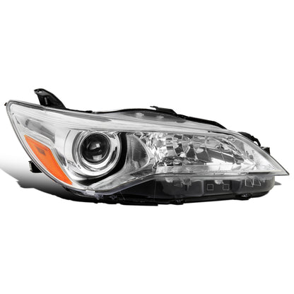 Ronnin - Conjunto de faros delanteros con proyector halógeno para Toyota Camry 2015-2017 Lado del pasajero | Cromo