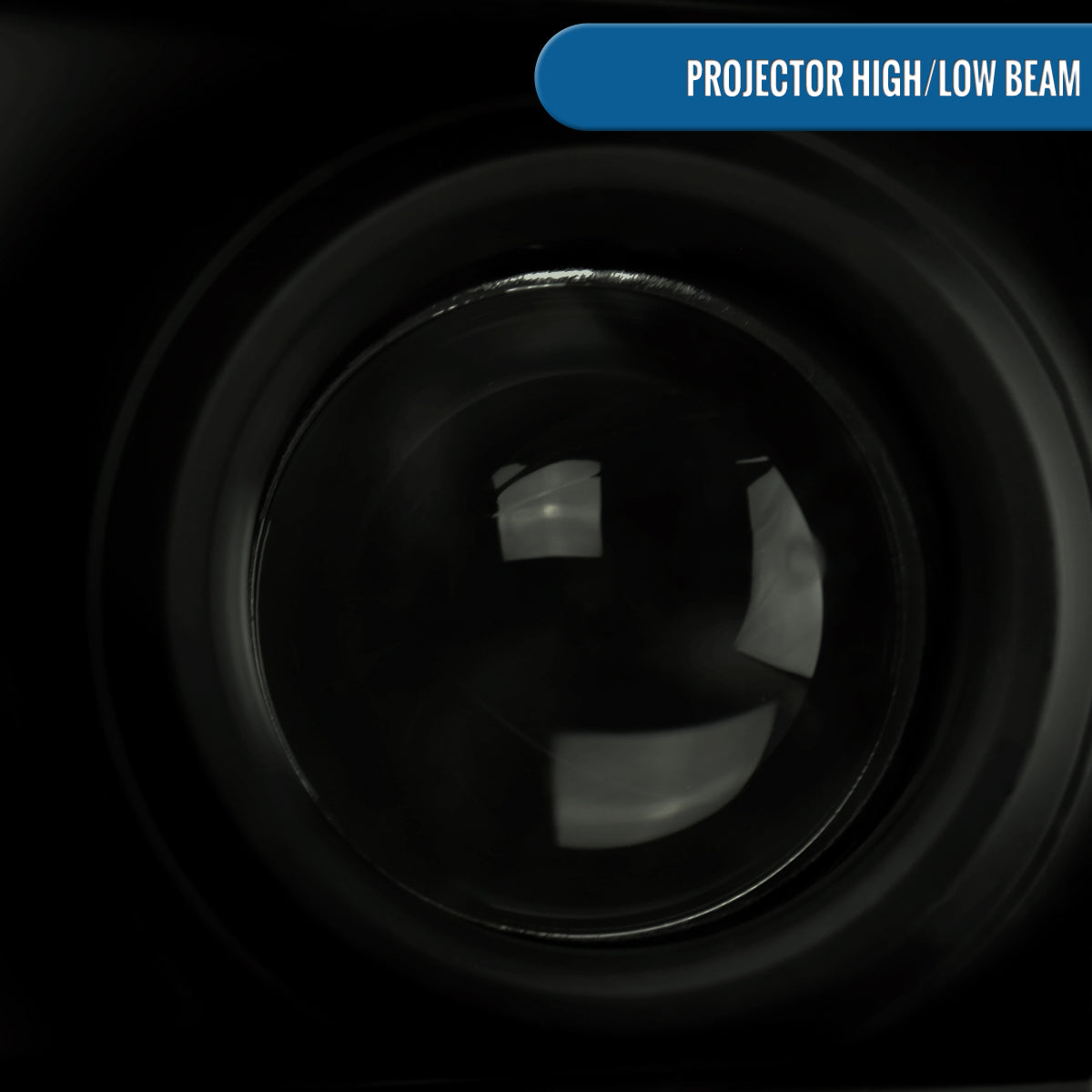 Ronnin - Fits 2008-2010 Ford F250 F350 F450 F550 Super Duty Pickup Projector Headlights LED Tube Sequential Turn Signal Lamps Assembly Pair | Black Smoke