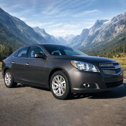 Ronnin - Compatible con Chevy Malibu 2013-2015 y Malibu Limited 2016 Montaje de repuesto para faros delanteros halógenos con proyector del lado del pasajero | Cromo