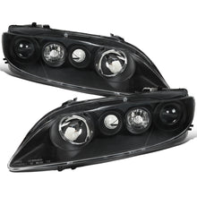 Ronnin - Fits 2003-2005 Mazda 6 Sedan Upgraded Replacement Projector Headlights Assembly Pair | Black