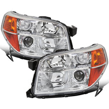 Ronnin - Se adapta a Honda Pilot 2006-2008 Par de faros delanteros de proyector de repuesto | Cromado